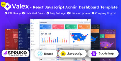 Valex - React JS Admin Dashboard Template