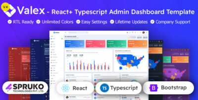 Valex - React TypeScript Admin Dashboard Template