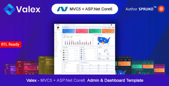Valex – ASP.Net Core & MVC Admin & Dashboard Template Valex – ASP.Net Core & MVC Admin & Dashboard Template