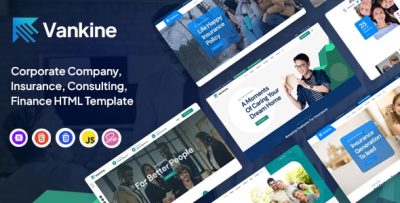 Vankine - Insurance & Consulting Business HTML Template