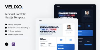 Velixo - Personal Portfolio Next.js Template
