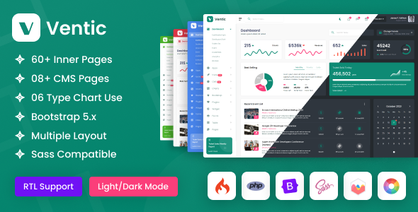 Ventic - CodeIgniter Event Ticketing Bootstrap 5 Admin Template Ventic - CodeIgniter Event Ticketing Bootstrap 5 Admin Template