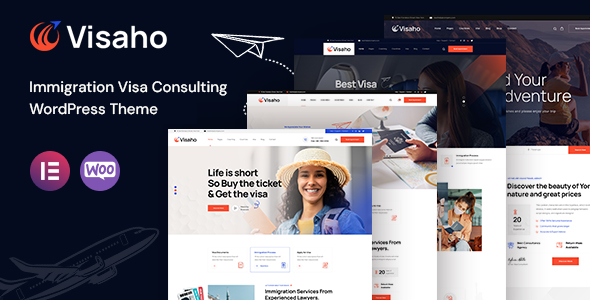 Visaho - Immigration and Visa Consulting WordPress Theme Visaho - Immigration and Visa Consulting WordPress Theme
