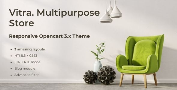 Vitra Multipurpose Store - Responsive Opencart 3.x Theme Vitra Multipurpose Store - Responsive Opencart 3.x Theme