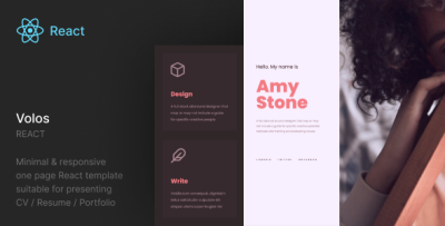 Volos - Resume React Template