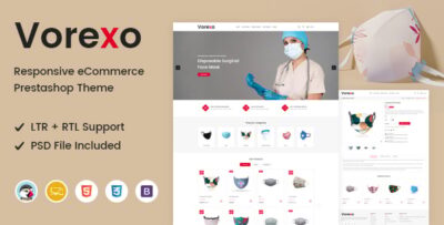 Vorexo - Responsive Prestashop Theme
