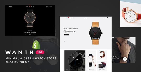 Wanth - Minimal & Clean Watch Store Shopify Theme Wanth - Minimal & Clean Watch Store Shopify Theme