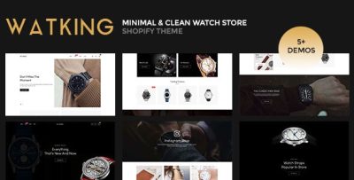 Watking - Minimal & Clean Watch Store Shopify Theme