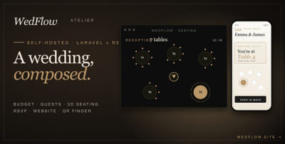 WedFlow Atelier - Self-Hosted Wedding Planning Platform