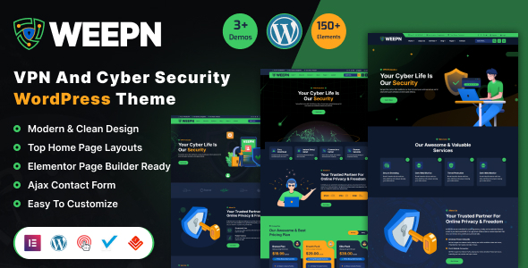 Weepn - VPN Technology & Cloud Service RTL WordPress Theme Weepn - VPN Technology & Cloud Service RTL WordPress Theme