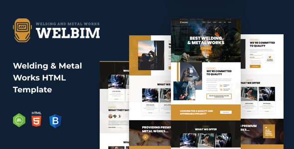 Welbim - Welding Services HTML Template Welbim - Welding Services HTML Template