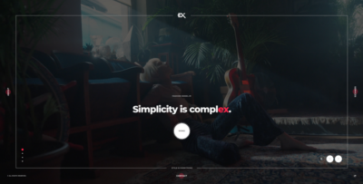 Widex - One Page Portfolio Template