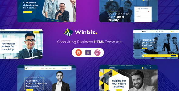 Winbiz - Consulting Business HTML Template Winbiz - Consulting Business HTML Template