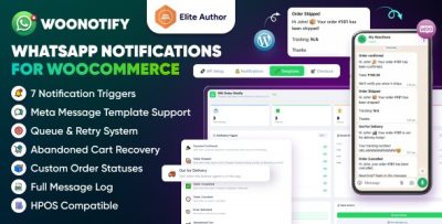 WooNotify - WooCommerce WhatsApp Notifications & AI Agent