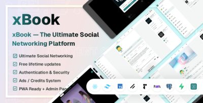 xBook - Social Networking JS Script