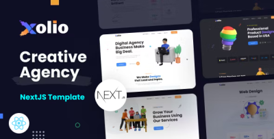 Xolio - Creative Agency & Portfolio NextJS Template