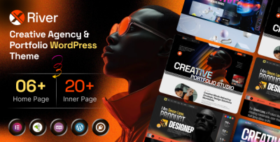 Xriver - Creative Agency & Portfolio WordPress Theme