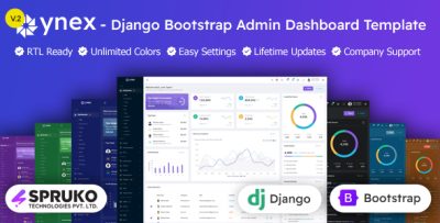 Ynex - Bootstrap Admin Django Dashboard Template