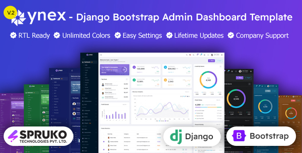 Ynex – Bootstrap Admin Django Dashboard Template Ynex – Bootstrap Admin Django Dashboard Template