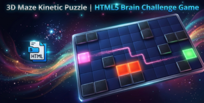 3D Maze Puzzle | HTML5 Brain Teaser Game with 50+ Levels