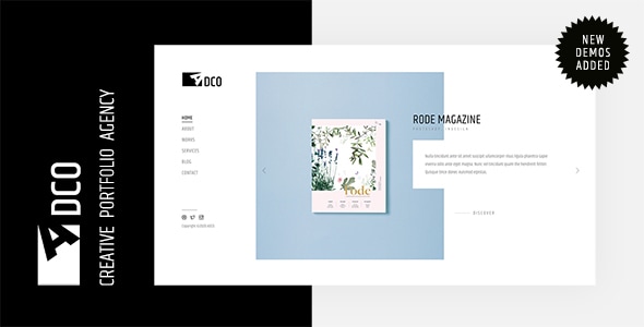 ADCO - Creative Agency & Personal Portfolio Template ADCO - Creative Agency & Personal Portfolio Template