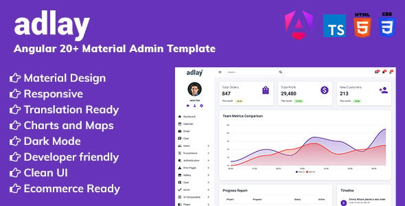 Adlay - Angular 20+ Material Admin Template Adlay - Angular 20+ Material Admin Template