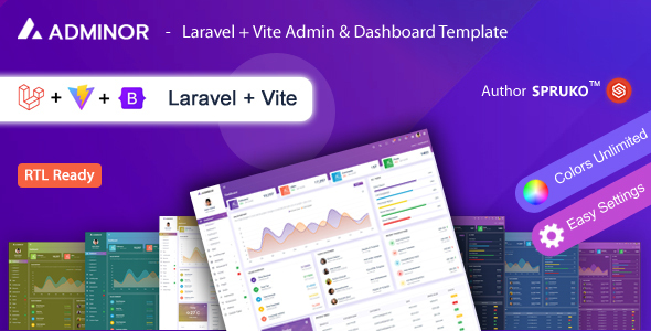 Adminor- Laravel Admin & Dashboard Template Adminor- Laravel Admin & Dashboard Template