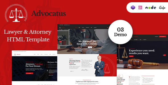 Advocatus - Lawyer & Attorney HTML Template Advocatus - Lawyer & Attorney HTML Template