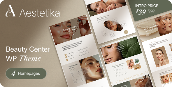 AESTETIKA - Beauty Center WordPress Theme AESTETIKA - Beauty Center WordPress Theme