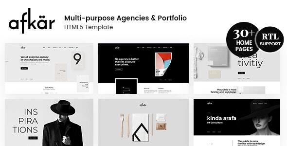 Afkar- Creative Multi-Purpose HTML Theme Afkar- Creative Multi-Purpose HTML Theme