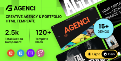 Agenci - Creative Agency Portfolio HTML Template