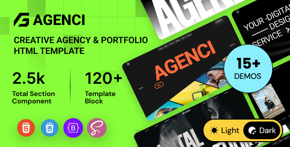 Agenci - Creative Agency Portfolio HTML Template Agenci - Creative Agency Portfolio HTML Template