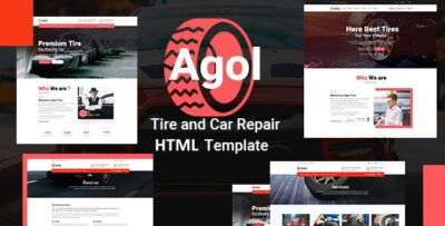 AGOL - Tire and Car Repair HTML Template
