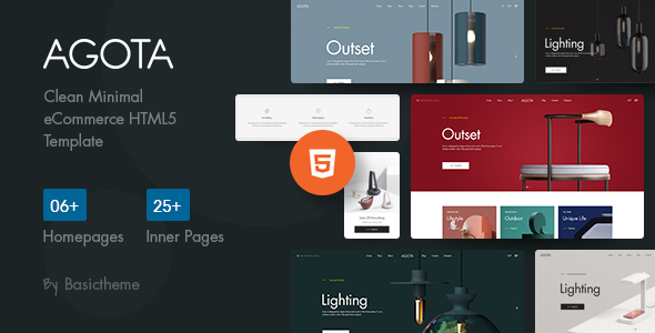 Agota - Clean Minimal eCommerce HTML5 Template Agota - Clean Minimal eCommerce HTML5 Template