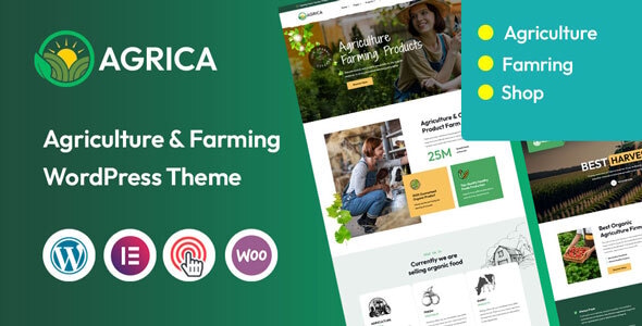 Agrica - Agriculture & Organic Farm WordPress Theme Agrica - Agriculture & Organic Farm WordPress Theme