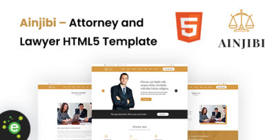 Ainjibi - Attorney and Lawyer HTML5 Template