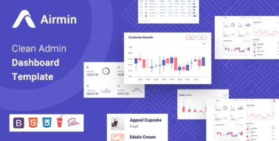 Airmin | Laravel HTML SCSS Admin Template