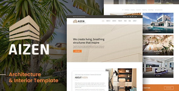 AIZEN - Architecture & Interior Template AIZEN - Architecture & Interior Template