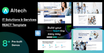 Altech - React IT Solutions & Multi Services Template