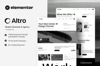 Altro - Modern Business & Agency Elementor Template Kit