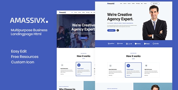 Amassivx – Multipurpose Business Landingpage Html Amassivx – Multipurpose Business Landingpage Html