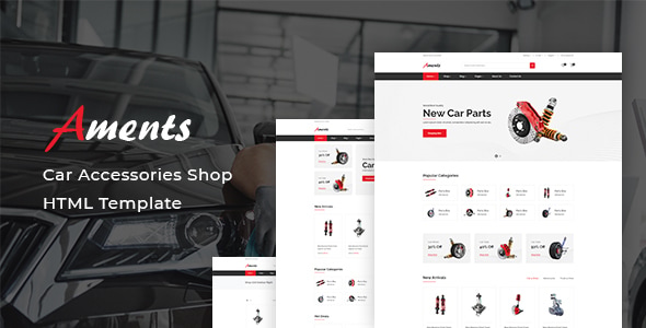Aments - Car Accessories Shop HTML Template Aments - Car Accessories Shop HTML Template