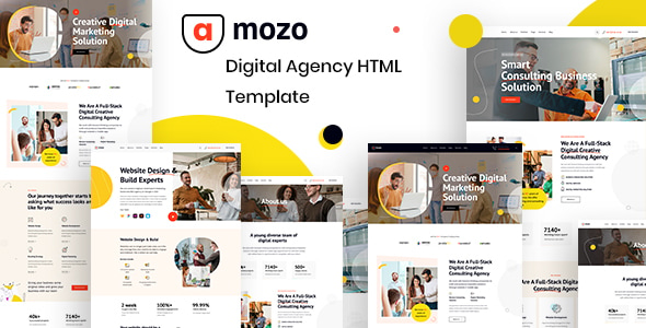 Amozo - Digital Agency HTML Template Amozo - Digital Agency HTML Template