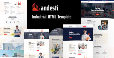 Andesti  - Industrial HTML Template