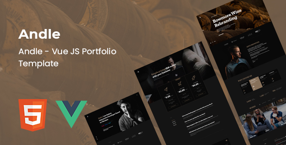 Andle - Vue Portfolio Template Andle - Vue Portfolio Template