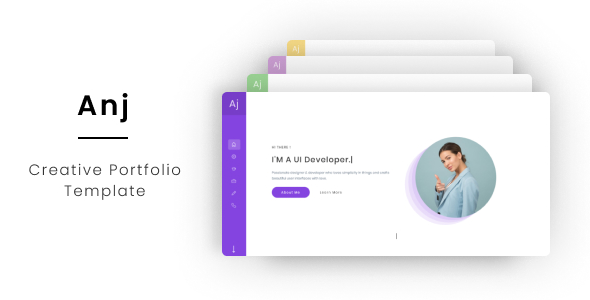 Anj - Creative Portfolio Template Anj - Creative Portfolio Template