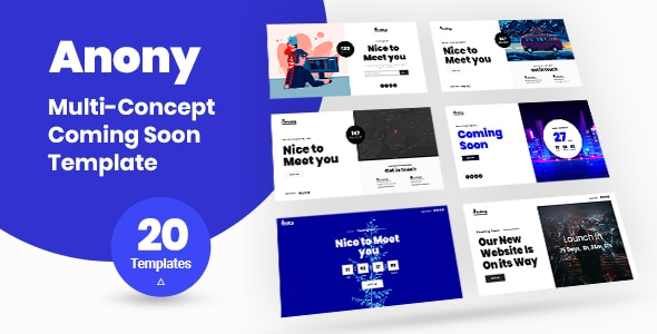 Anony - Coming Soon HTML5 Template Anony - Coming Soon HTML5 Template