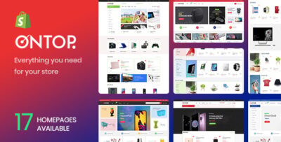 Ap Ontop - Customizer Sections Minimalist Retina Large Inventory Best Premium Shopify Theme 2018