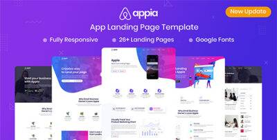 Appia - App Landing Page Template