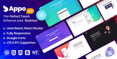 appo | React App Landing Page